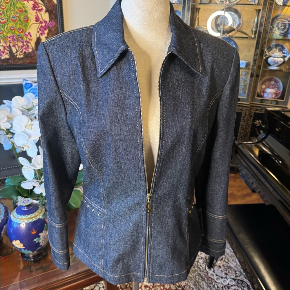 St. John’s sport denim jacket size medium